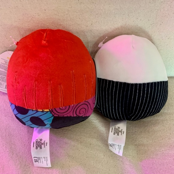 DISNEY SQUISHMALLOWS Jack & Sally 5” The Nightmare Before Christmas NEW w/Tags - Picture 5 of 16